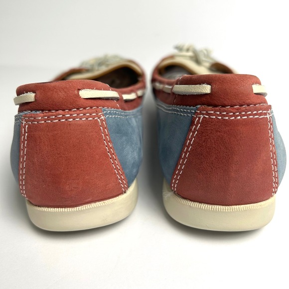 Sebago Boat Shoes Leather Loafers Slip On Casual Blue Red Women's Size
7.5‎ - Picture 5 of 7